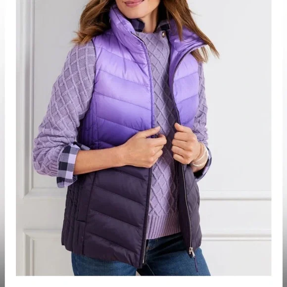 Long Puffer Talbots Down Vest Talbots Puffer Down Vest Womens